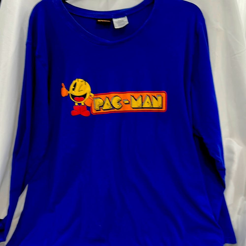 PAC -Man  shirt long sleeves
